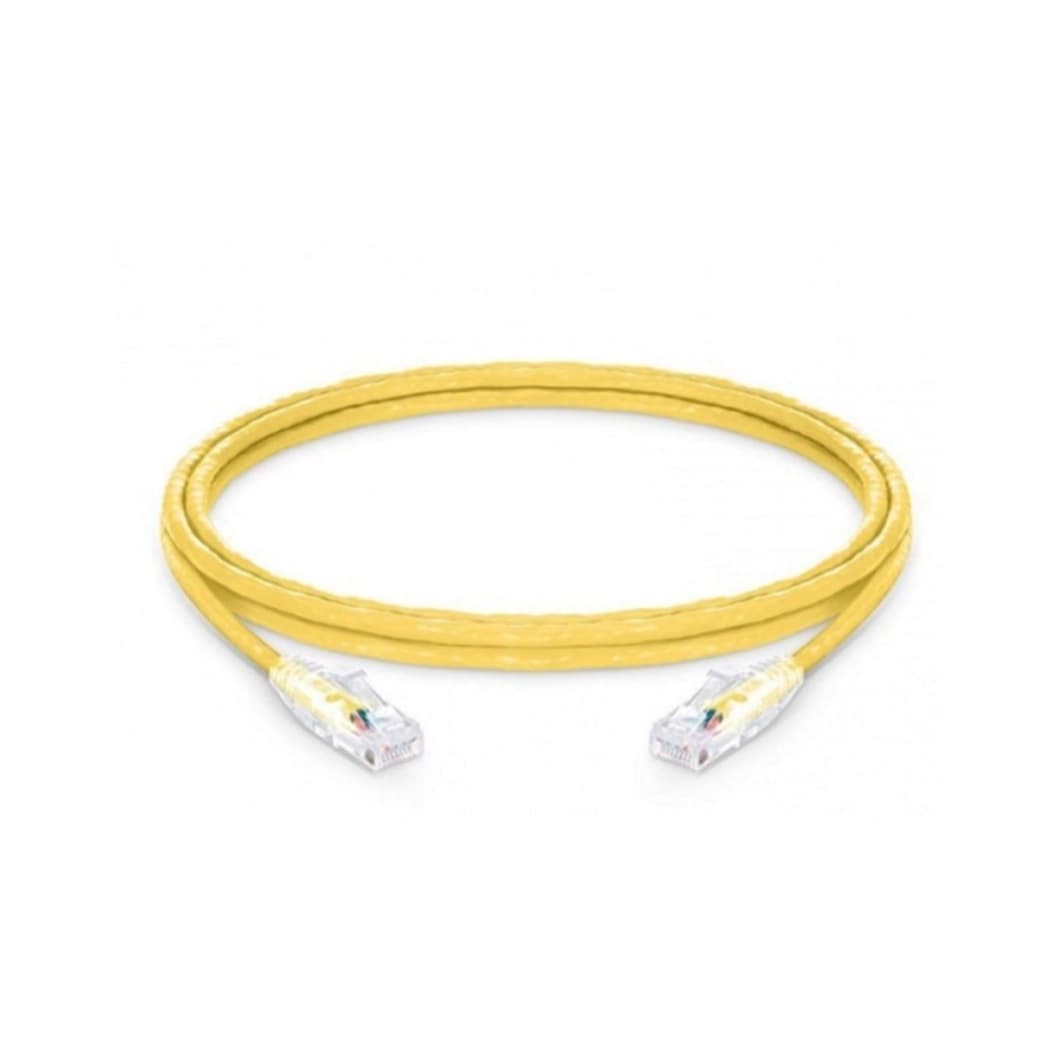 CAT6 RJ45-RJ45 PATCH CORD 20 FT,YEL