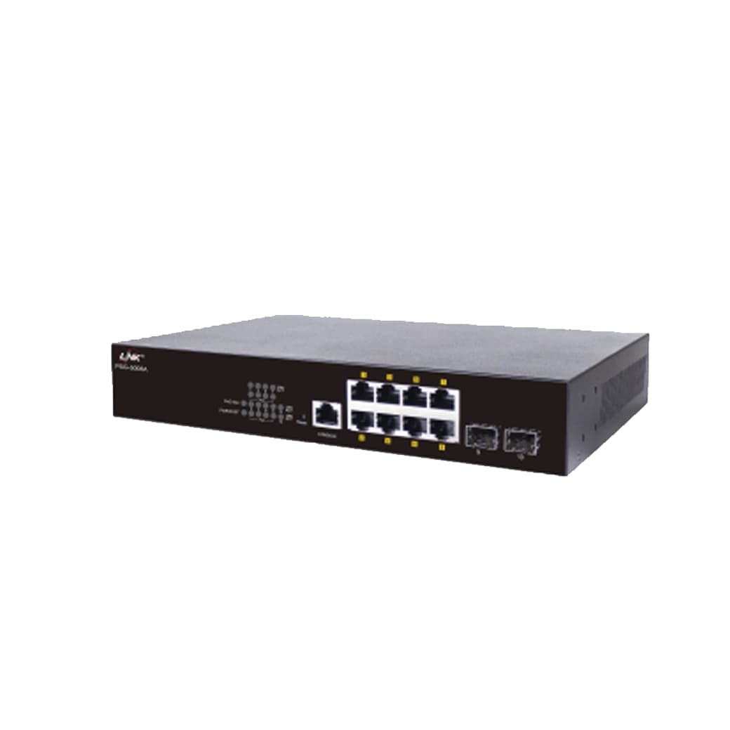 8 PORT GIGABIT PoE SWITCH (10/100/1000Mbps), 140W